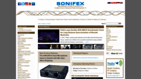 What Sonifex.co.uk website looked like in 2022 (1 year ago)