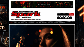 What Spark-rockmagazine.cz website looked like in 2022 (2 years ago)