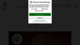 What Schokoladenbutterbrot.de website looked like in 2022 (1 year ago)