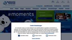 What Stadtwerke-karlsruhe.de website looked like in 2022 (1 year ago)