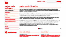 What Swissmadesoftware.org website looked like in 2022 (1 year ago)