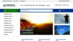 What Slaapzakplaza.nl website looked like in 2022 (1 year ago)