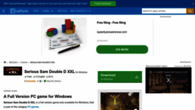 What Serious-sam-double-d-xxl.en.softonic.com website looked like in 2022 (1 year ago)