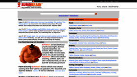 What Sumobrain.com website looked like in 2022 (1 year ago)