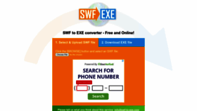 What Swf-to-exe.com website looked like in 2022 (1 year ago)