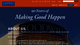 What Sdgoodwill.org website looked like in 2022 (1 year ago)