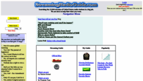 What Streamingradioguide.com website looked like in 2022 (1 year ago)