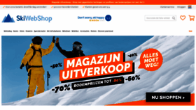 What Skiwebshop.nl website looked like in 2022 (1 year ago)