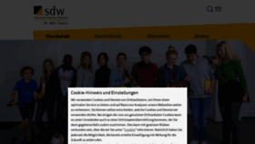 What Sdw.org website looked like in 2022 (2 years ago)