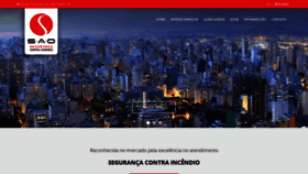 What Saoseg.com.br website looked like in 2022 (1 year ago)