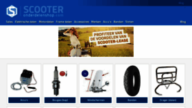 What Scooteronderdelenshop.com website looked like in 2022 (1 year ago)
