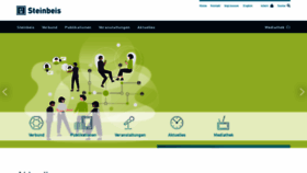 What Steinbeis.de website looked like in 2022 (2 years ago)