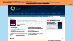 What Silverlightshow.net website looked like in 2022 (2 years ago)