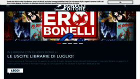What Sergiobonellieditore.it website looked like in 2022 (1 year ago)