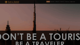What Sunandsandtours.com website looked like in 2022 (2 years ago)