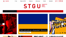 What Stgu.pl website looked like in 2022 (1 year ago)
