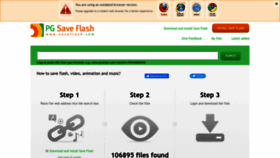 What Saveflash.com website looked like in 2022 (1 year ago)