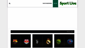 What Sportyes.live website looked like in 2022 (1 year ago)