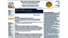 What Secuobs.com website looked like in 2022 (1 year ago)