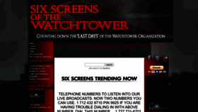 What Sixscreensofthewatchtower.com website looked like in 2022 (1 year ago)