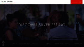 What Silverspringdowntown.com website looked like in 2022 (1 year ago)