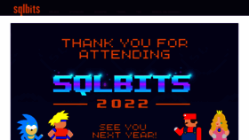 What Sqlbits.com website looked like in 2022 (2 years ago)