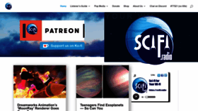 What Scifi.radio website looked like in 2022 (1 year ago)