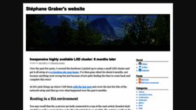 What Stgraber.org website looked like in 2022 (1 year ago)