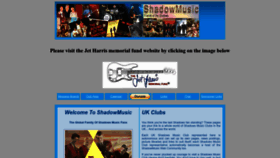 What Shadowmusic.co.uk website looked like in 2022 (1 year ago)