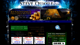 What Stevequayle.com website looked like in 2022 (1 year ago)