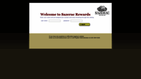 What Sazeracrewards.com website looked like in 2022 (1 year ago)