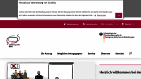 What Schlichtungsstelle-bgg.de website looked like in 2022 (1 year ago)