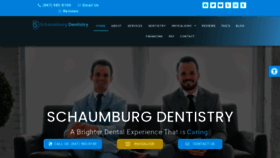 What Schaumburg-dentistry.com website looked like in 2022 (1 year ago)