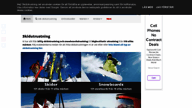 What Skidutrustning.net website looked like in 2022 (1 year ago)