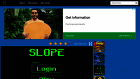 What Slope2.online website looked like in 2022 (3 years ago)