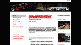 What Soudureornementalelauziere.com website looked like in 2022 (1 year ago)