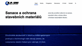 What Spuni.cz website looked like in 2022 (1 year ago)