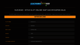 What Suzuki4d.shop website looked like in 2022 (1 year ago)