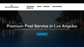 What Sfvpoolcare.com website looked like in 2022 (1 year ago)