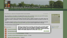 What Stippolyts-parishcouncil.org.uk website looked like in 2022 (1 year ago)