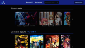 What Streamanime.fr website looked like in 2022 (1 year ago)
