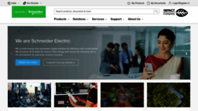 What Schneider-electric.co.in website looked like in 2022 (1 year ago)