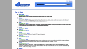 What Siteranker.com website looked like in 2022 (1 year ago)