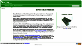 What Simtec.co.uk website looked like in 2022 (1 year ago)