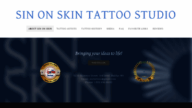What Sinonskin.ca website looked like in 2022 (1 year ago)