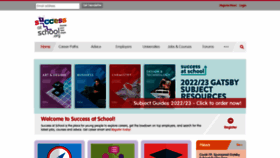 What Successatschool.org website looked like in 2022 (1 year ago)