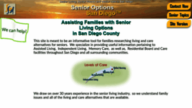 What Senioroptionssandiego.com website looked like in 2022 (1 year ago)