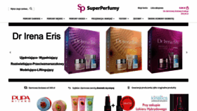 What Superperfumy.pl website looked like in 2022 (1 year ago)
