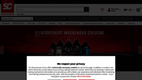 What Scooter-center.com website looked like in 2022 (1 year ago)