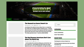 What Soccerclips.net website looked like in 2022 (1 year ago)